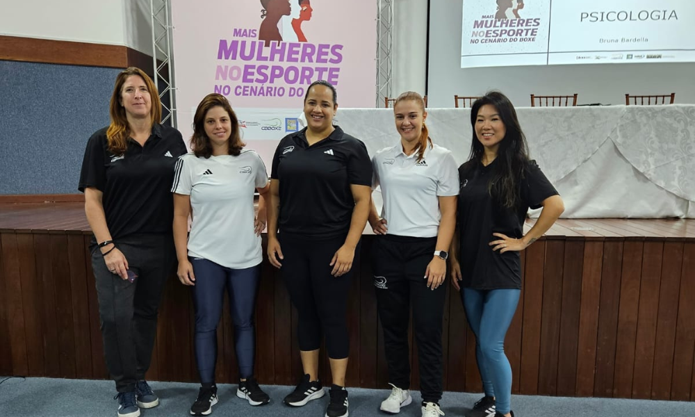 “Mais mulheres no esporte no cenário do boxe”